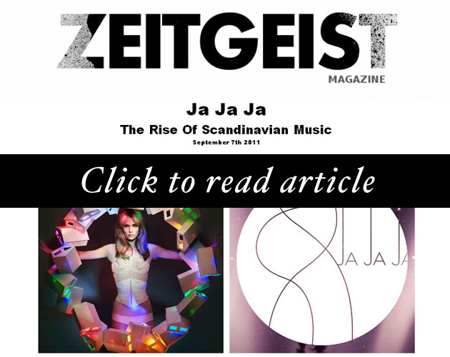 Ja Ja Ja featured in Zeitgeist Magazine