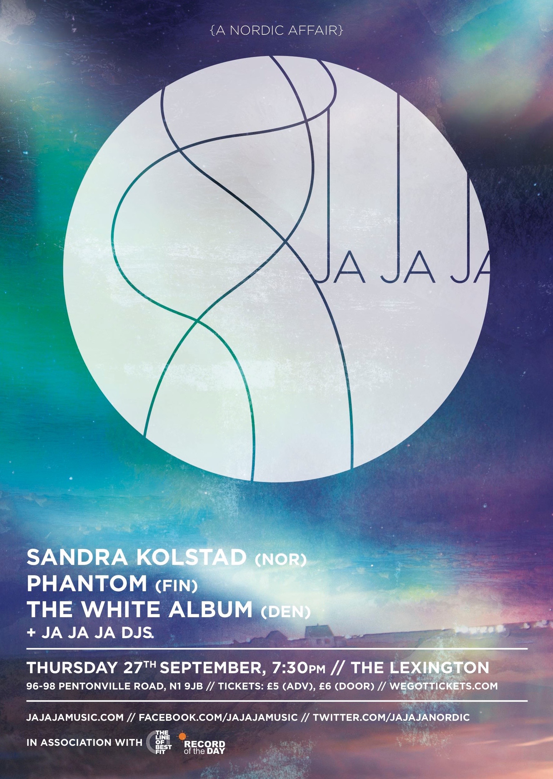 September 2012 –  Sandra Kolstad, Phantom & The White Album
