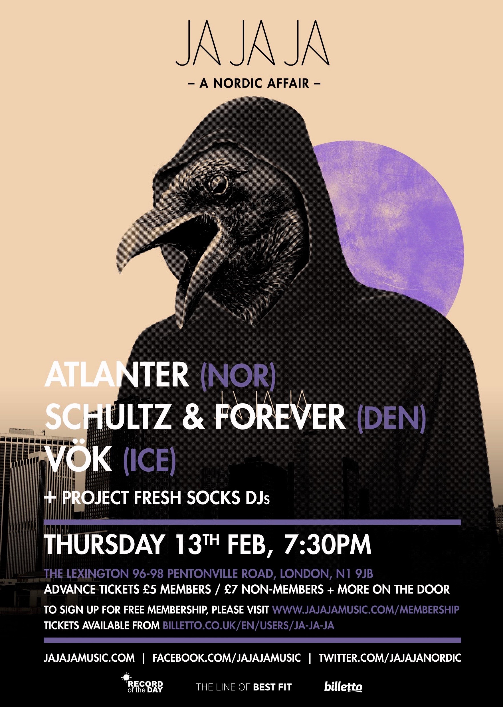 February 2014 – Atlanter, Schultz & Forever and Vök