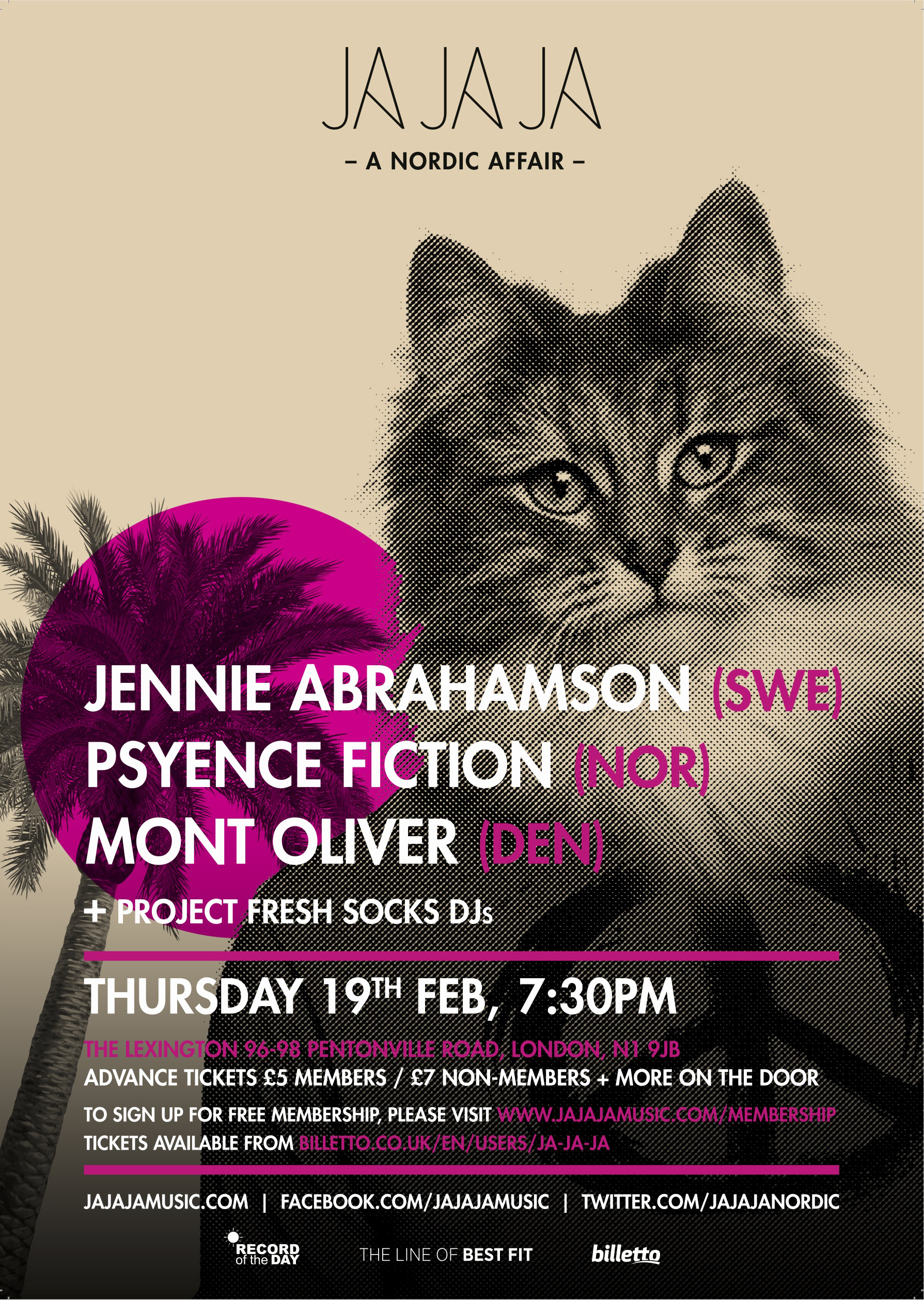 London – February 2015 with Jennie Abrahamson, Psyence Fiction and Mont Oliver