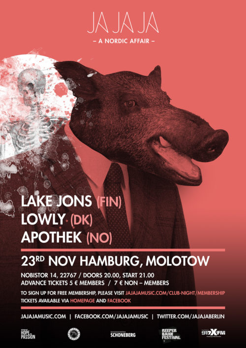 Hamburg – November 2016 with Lake Jons, Apothek and Lowly