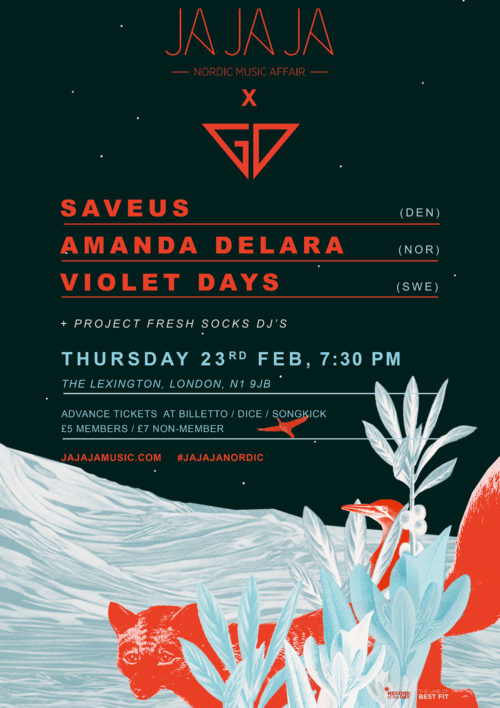 Ja Ja Ja x Gold Dust London – Feb 2017 with SAVEUS, Amanda Delara + Violet Days