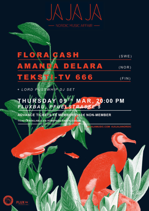 Berlin – March 2017 with Flora Cash, Amanda Delara + Teksti-TV 666