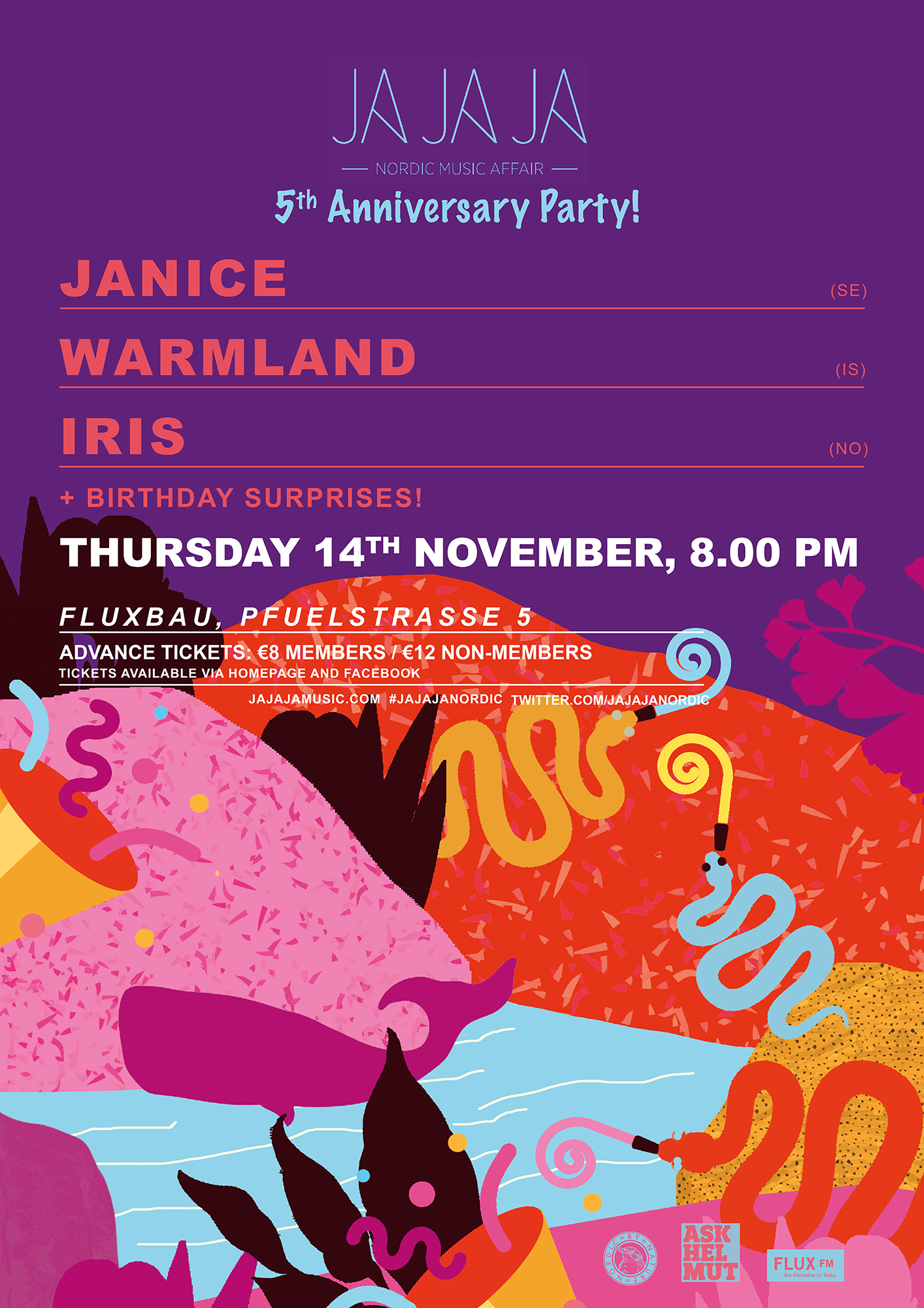 Ja Ja Ja Berlin 5th Birthday Party With Janice Warmland And Iris Ja Ja Ja